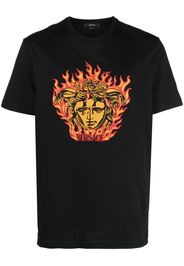 Versace Medusa-print short-sleeve T-shirt - Black