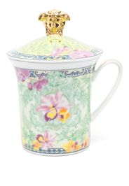 Versace D.V. Floralia porcelain mug - Green
