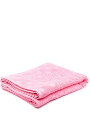 Versace logo-print towel - Pink
