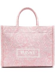 Versace Athena Barocco-print tote bag - Pink