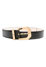 Versace Medusa-plaque buckle leather belt - Black
