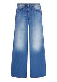 Versace Medusa 95 mid-rise flared jeans - Blue