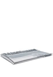 Versace Medusa Head fringed-edge blanket - Grey