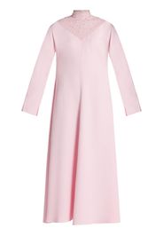 Versace crystal-embellished silk gown - Pink