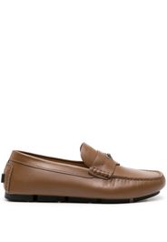 Versace Medusa Head Biggie leather loafers - Brown