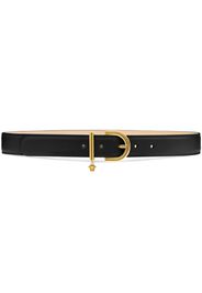 Versace Medusa-charm leather belt - Black