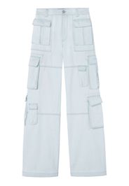 Versace wide-leg cargo jeans - Blue