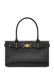 Versace Medusa-plaque leather tote bag - Black