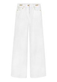 Versace mid-rise flared jeans - White