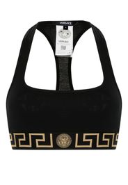 Versace Greca Border triangle bra - Black