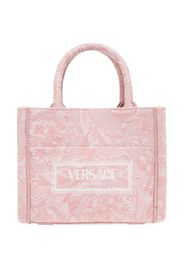 Versace small Barocco Athena canvas tote bag - Pink