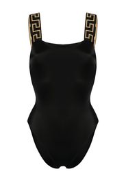 Versace Greca-detailing swimsuit - Black