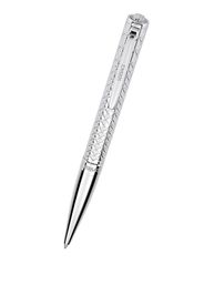 Versace logo-engraved ball point pen - Silver