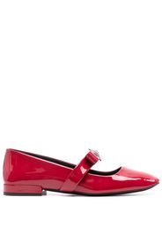 Versace Gianni Ribbon ballerina shoes - Red