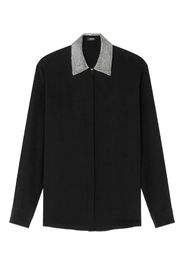 Versace embellished-collar shirt - Black
