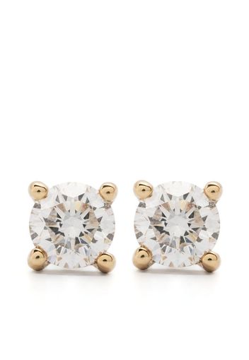 VEYNOU crystal-embellished stud earrings - Gold