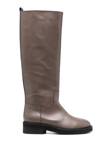 Via Roma 15 Santa Monica leather boots - Brown