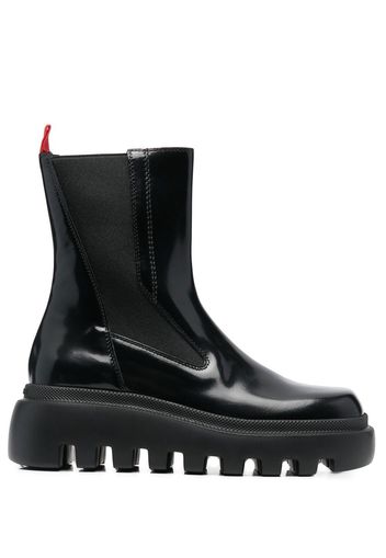 Vic Matie chunky slip-on boots - Black