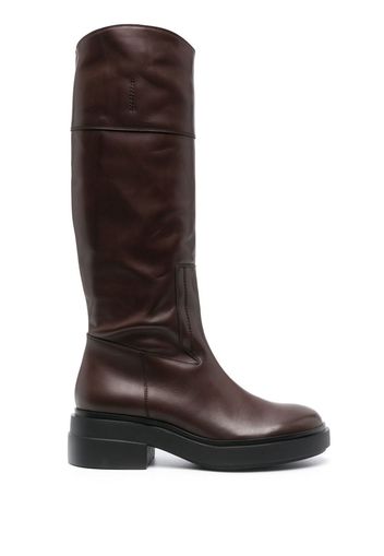 Vic Matie leather knee-high boots - Brown