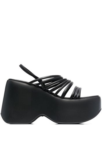 Vic Matie strappy platform 110mm sandals - Black