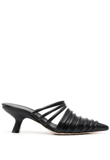 Vic Matie circular-straps leather sandals - Black