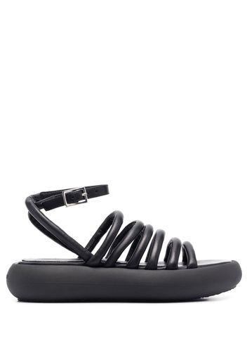 Vic Matie strappy leather sandals - Black