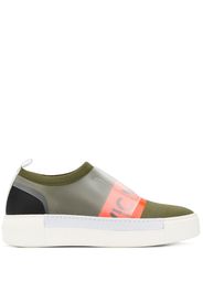 Christian Louboutin - Louis Junior colour-block Woven-leather Trainers - Mens - Blue White