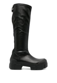 Vic Matie knee-length leather boots - Black