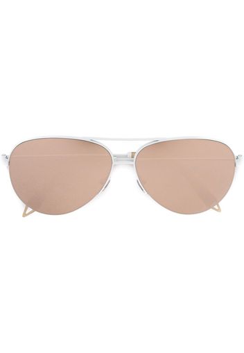 Victoria Beckham aviator sunglasses - White