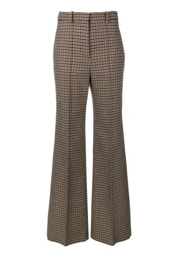 Victoria Beckham tweed wide leg trousers - Black