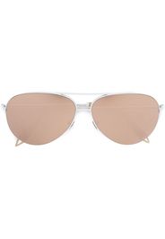 Victoria Beckham aviator sunglasses - White