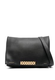 Victoria Beckham large Chain Pouch leather shoulder bag - Black