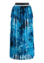 Victoria Victoria Beckham green landscape skirt - Blue