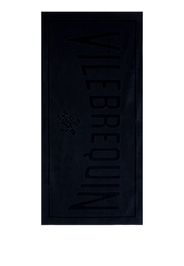 Vilebrequin logo-jacquard beach towel - Blue