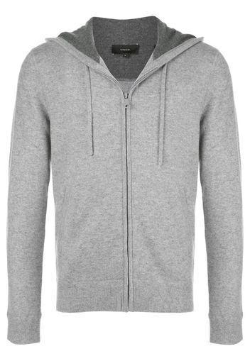 cashmere plain hoddie