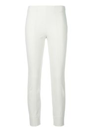 Miss Selfridge Petite faux leather leggings in cream