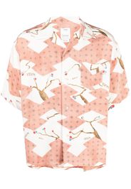 visvim graphic-print short-sleeve shirt - White