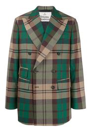 Vivienne Westwood tartan pattern blazer - Green