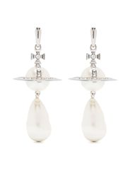 Vivienne Westwood Aleska signature-Orb earrings - Silver