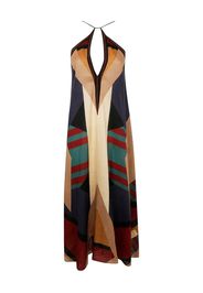 Volantis silk midi skirt - Red