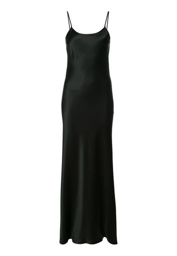 Voz Liquid Slip dress - Black