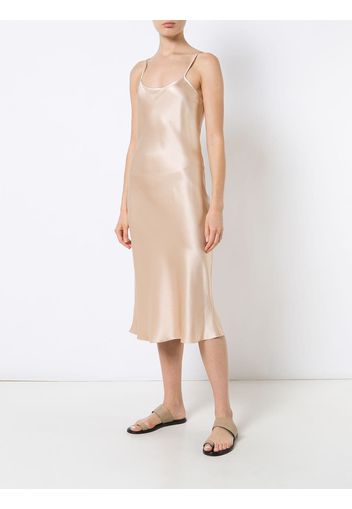 Voz Liquid midi dress - Neutrals