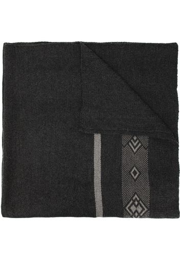 Voz Wide Diagonal Blanket scarf - Grey
