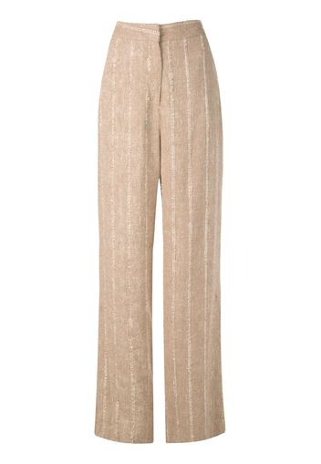 Voz raw wide trousers - Brown
