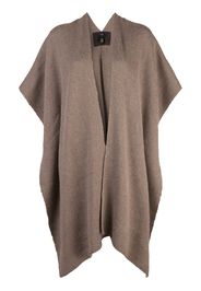 Voz Short knitted Duster - Brown