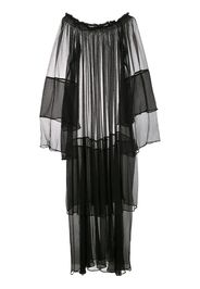 Voz Cascade dress - Black