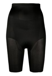 Spanx Suit Your Fancy Plunge Low-Back Mid-Thigh Bodysuit Black