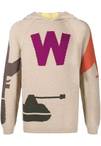 Walter-War knitted hoodie