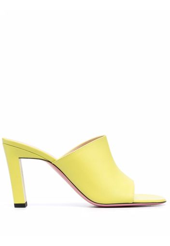 Wandler classic heeled mules - Yellow