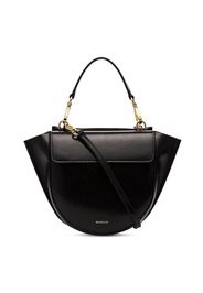 Wandler Black Hortensia Mini lamb skin shoulder bag